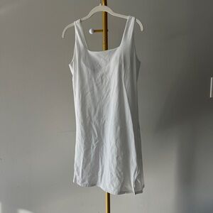 Xersion White Scoop Neck Slip Activewear Dress Skort